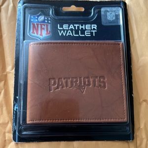 NFL New England patriot leather wallet